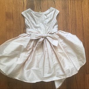 Champagne colored girls dress